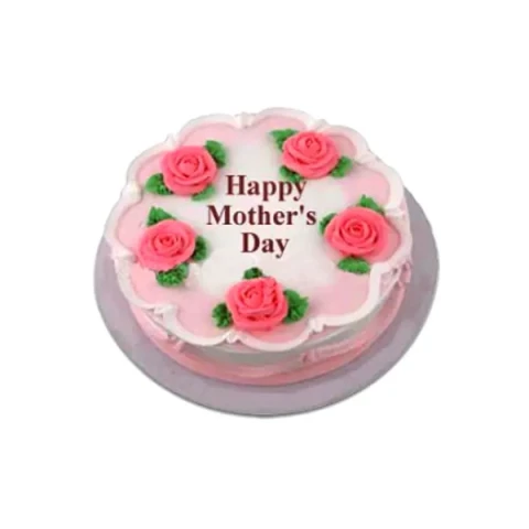 2.2 Pounds Vanilla Round Cake mothers day